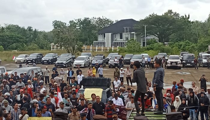 Dampak 40.499 BPJS Nonaktif, ratusan warga Pali gelar Aksi demonstrasi