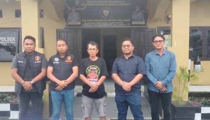 Polsek Rambang Kapak Tengah Tindak Lanjuti Insiden Pelemparan Kaca Mobil di Exit Tol Palindra