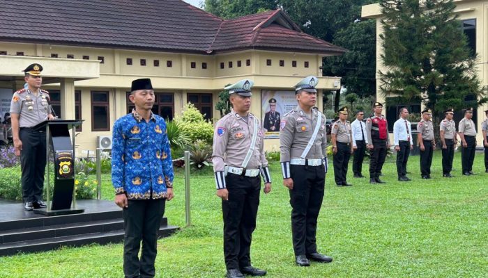 Polres Prabumulih Gelar Upacara Hari Kesadaran Nasional Bulan Januari 2025