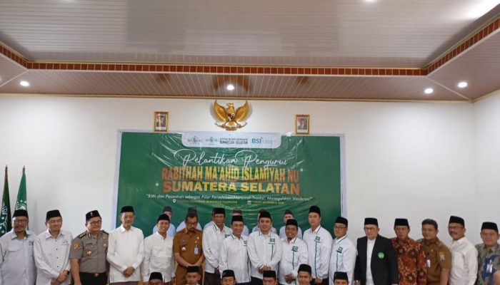 Resmi Dilantik, Pengurus RMI NU Sumsel Siap Sejahterakan NU sebagai Pilar Peradaban Merawat Tradisi Meneguhkan Moderasi