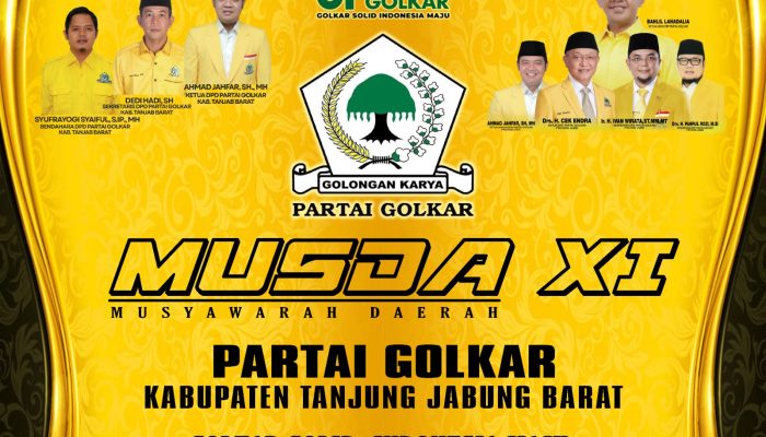 DPD Golkar Tanjung Jabung Barat Akan Gelar Musda ke X