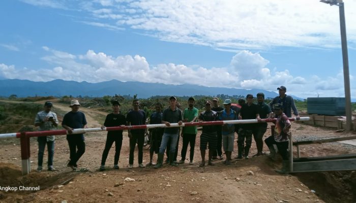 Putusan Bupati Dirusak Pt Kim, Masyarakat Balas Dengan Merusak Palang Pintu Secara Paksa