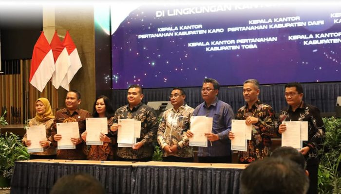 Kantor Pertanahan Humbang Hasundutan Raih Penghargaan Terbaik III Penyelesaian KW4, KW5, dan KW6 Tercepat Se- Sumut