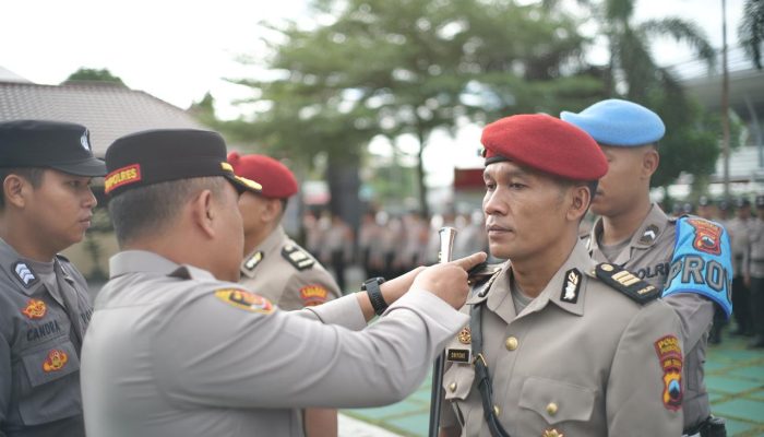 Kapolres Purworejo Pimpin Serah Terima Jabatan Kasat Reskrim dan Kasat Binmas