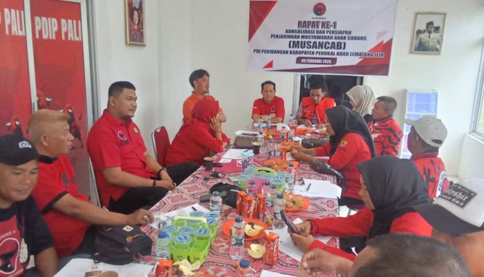 DPC PDIP Pali Gelar Rapat Konsolidasi dan Persiapan Musancab, H. Kristian : Kita Harus Lebih Aktif dan Produktif