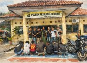 Polsek Prabumulih Barat Berhasil Ringkus Para Pelaku Resahkan Masyarakat, Konvoi dan Bawa Sanjam