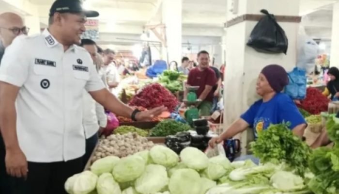 Jamin Stabilitas Harga, Pemkot Prabumulih bersama Dinas Ketahanan Pangan dan Peternakan Sumsel Sidak ke PTM II