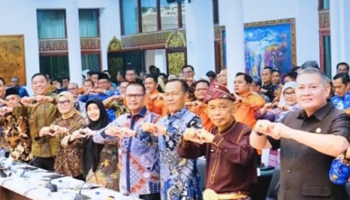 Sekda Prabumulih, H. Elman, S.T.,M.M.,Hadiri Rakor di Palembang : Sinergi Program Pengentasan Kemiskinan