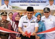 Walikota Prabumulih, H. Arlan Resmikan Kantor Kelurahan Muara Dua Barat : Wujudkan Pelayanan Lebih Nyaman dan Representatif