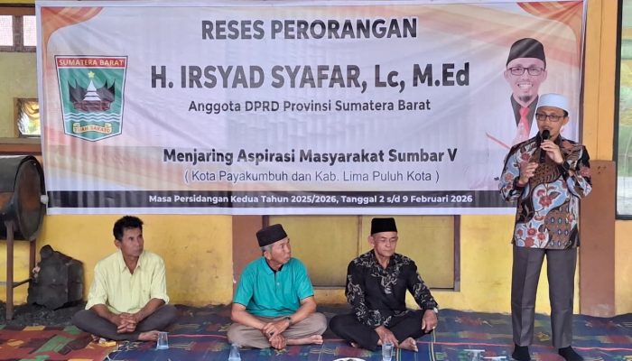 DPRD Sumbar Reses ke Jorong Harau, Irsyad Syafar Terima Aspirasi Masyarakat