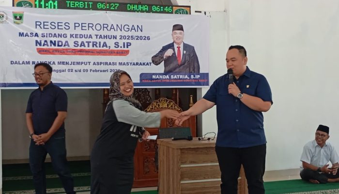Wakil Ketua DPRD Sumbar Reses di Pasa Lalang, Nanda Satria Perjuangkan Kenaikan Bantuan Modal