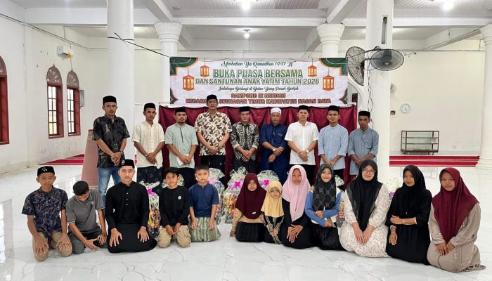 Pemuda Gampong Ie Beudoh Santuni Anak Yatim dan Piatu Jelang Idul Fitri 1447 H