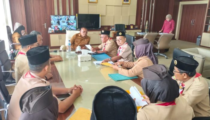 Walikota H. Arlan Terima Audiensi dengan Jamcab III Kwartir Gerakan Pramuka Prabumulih, Harapan Besar untuk Generasi Muda Ditanamkan