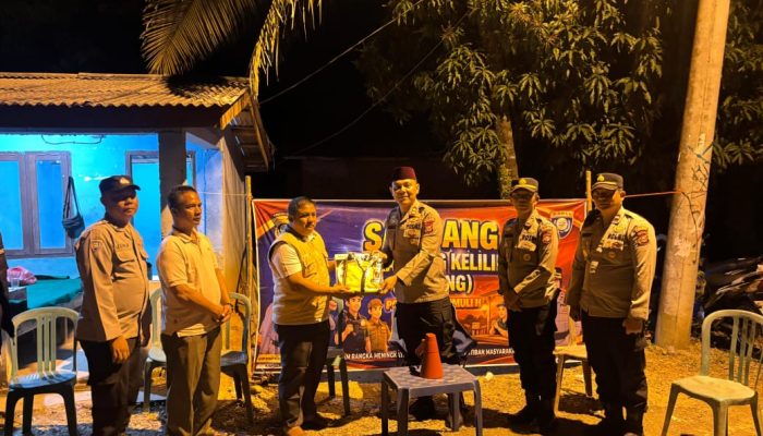 Polres Prabumulih Aktifkan Satkamling, Perkuat Sinergi Keamanan di Desa Kemang Tanduk