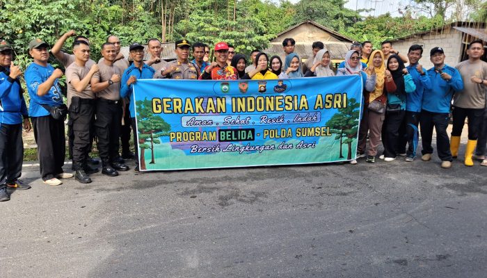 Polres Prabumulih Gelar Gerakan Indonesia ASRI, Wujud Nyata Kepedulian Lingkungan