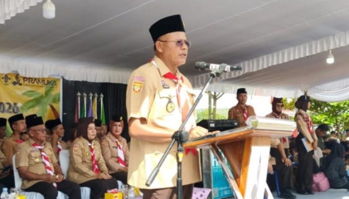 Walikota Prabumulih Hadiri Upacara Pembukaan Jambore Cabang ke-3 Kwartir Cabang Gerakan Pramuka Kota Prabumulih Tahun 2026
