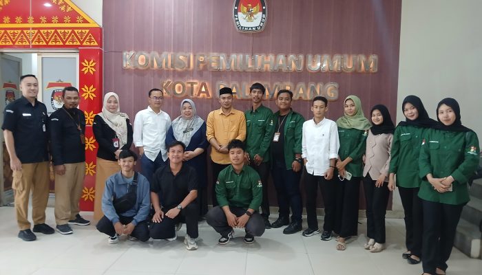 Aliansi Mahasiswa Palembang Audiensi ke KPU, Siap Dorong Politik Berintegritas dan Ekonomi Mandiri
