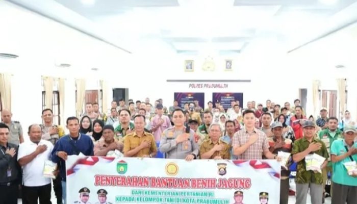 Pemkot Prabumulih Perkuat Ketahanan Pangan, Benih Jagung Dari Kementan RI Disalurkan Kepada Kelompok Tani