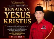 Merawat Tenun Kebangsaan, Ketua DPC PDIP PALI H. Kristian, S.M Sampaikan Ucapan Khidmat Kenaikan Yesus Kristus di Kabupaten PALI