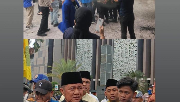 Diwarnai Kericuhan, Aksi Demo PMII pada HUT Sumsel ke-80 Akhirnya Ditemui Herman Deru di Kantor Gubernur