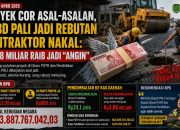 Proyek COR Asal-Asalan, APBD Pali jadi Rebutan Kontraktor Nakal: Rp3,8 Miliar jadi Angin