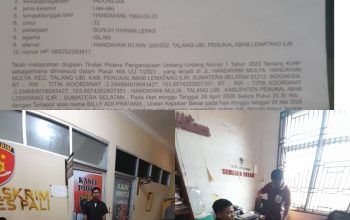 Oknum Polisi di PALI Dilaporkan atas Dugaan Penganiayaan Saat Pemeriksaan