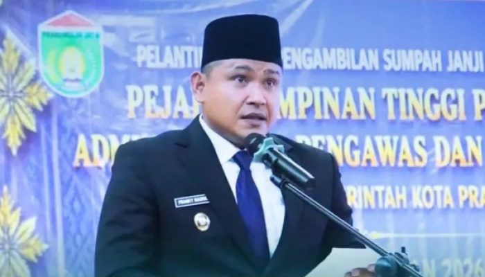Wakil Walikota Prabumulih, Franky Nasril, S.Kom., M.M., Lantik 139 Pejabat di Prabumulih