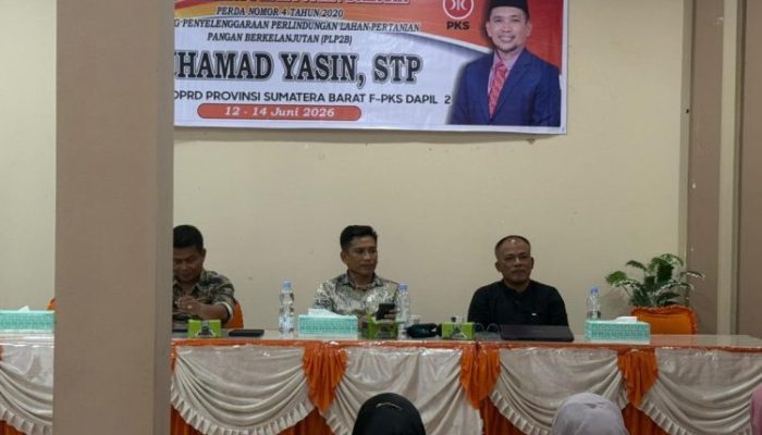 Anggota DPRD Sumatera Barat, M. Yasin Dorong Perlindungan Lahan Pertanian untuk Perkuat Ketahanan Pangan