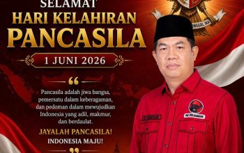 Meneguhkan Jati Diri Bangsa: Ketua DPC PDI Perjuangan PALI H.Kristian, S.M ucapkan Hari Lahir Pancasila 2026
