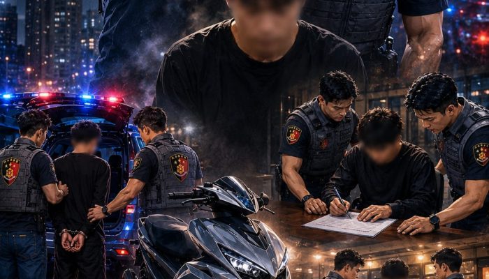Kurang dari Sepekan, Sat Reskrim Polres Prabumulih Ringkus Pelaku Pencurian Motor Yamaha Aerox
