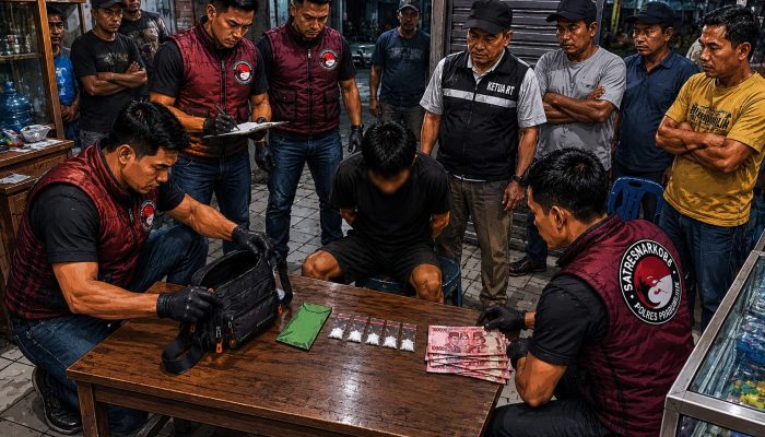 Peredaran Narkoba Digulung, Pemuda di Prabumulih Timur Ditangkap Bersama Sabu dan Alat Hisap