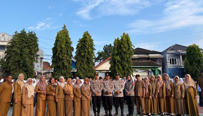 Police Goes To School, Sat Binmas Polres Prabumulih Edukasi 237 Pelajar SMP Muhammadiyah tentang Kamtibmas dan Bahaya Kenakalan Remaja