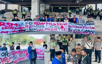 PMII Palembang Gelar Aksi di DPRD Sumsel, Desak RDP dan Pemanggilan Seluruh Pihak, Terkait Dugaan Pada RSMH