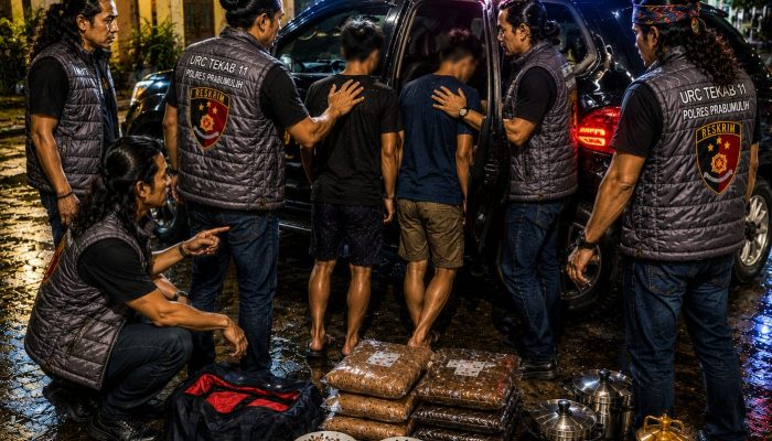 Team URC Tekab 11 Polres Prabumulih Ringkus Dua Pelaku Pencurian Rumah Kosong, Kerugian Capai Rp37 Juta
