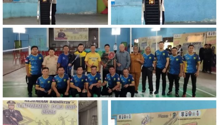 Sekjen KONI PALI Megi S.E. Sebut Turnamen Badminton Polres PALI Jadi Sarana Tepat Bina Generasi Muda