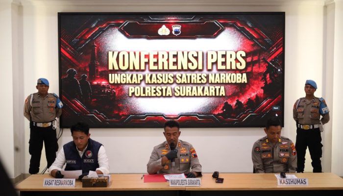 Polresta Surakarta Berhasil Gagalkan Peredaran Sabu Senilai 3,5 Kg