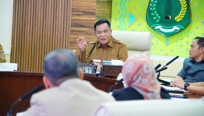 Bupati Muba Pimpin Rapat Bersama Forkopimda Bahas Tindak Lanjut Aspirasi Legalisasi Penyulingan Minyak Rakyat
