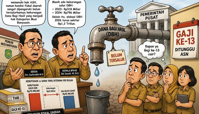 Pembayaran Gaji ke-13 ASN Menunggu Transfer DBH dari Pemerintah Pusat