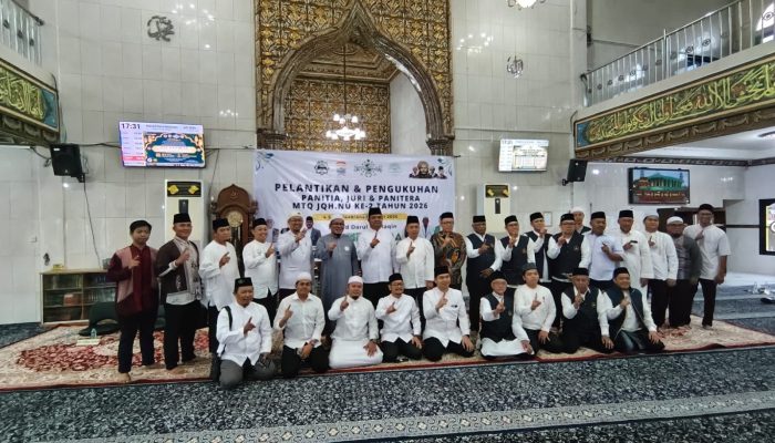 Dewan Hakim dan Panitia MTQ PC JQHNU Kota Palembang Ke-2 Resmi Dilantik
