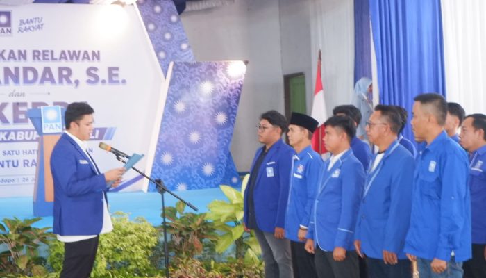 Apri Arsan Resmi Dilantik Jadi Ketua DPC PAN Penukal Utara 