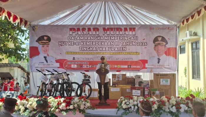 Pasar Murah di Desa Bungo, Pemkab Demak Bantu Tekan Harga Pangan