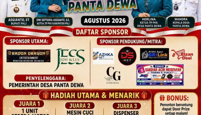 Semarak HUT ke-81 RI, Pemerintah Desa Panta Dewa Gelar Lomba Karaoke Dangdut DP3