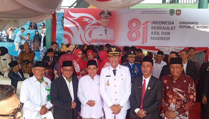 Ketua PCNU Pali bersama Rois Syuriah PCNU PALI Hadiri Upacara HUT RI ke-81, Tegaskan Komitmen NU Kolaborasi Bangun Daerah