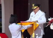 Peringatan HUT ke-81 RI di Nagan Raya Berlangsung Khidmat dan Lancar, Bupati TRK Jadi Inspektur Upacara.