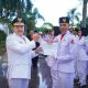 Penurunan Bendera Merah Putih HUT ke-81 RI, Bupati TRK Apresiasi Paskibraka Nagan Raya