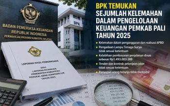 BPK Temukan Sejumlah Kelemahan dalam Pengelolaan Keuangan Pemkab PALI Tahun 2025