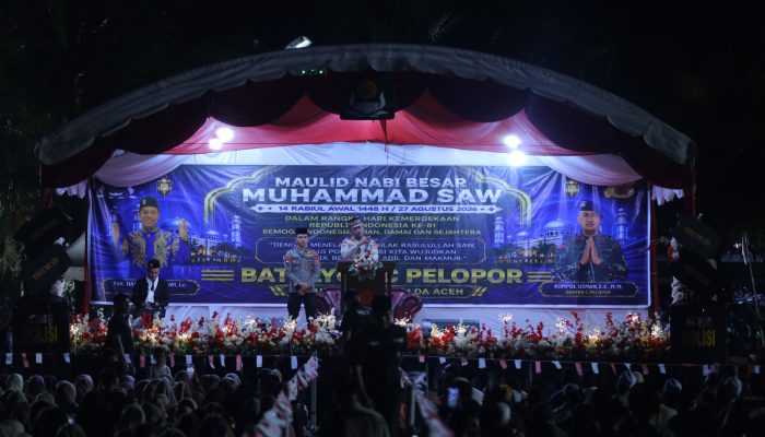 Brimob Batalyon C Pelopor Gelar Maulid Nabi, Ribuan Warga dan Forkopimda Bersatu dalam Semangat Kebangsaan