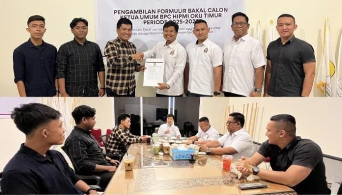 Pengambilan Formulir Bakal Calon Ketua Umum HIPMI OKU Timur Untuk Periode 2025-2028 Di Sekretariat BPD HIPMI Sumsel