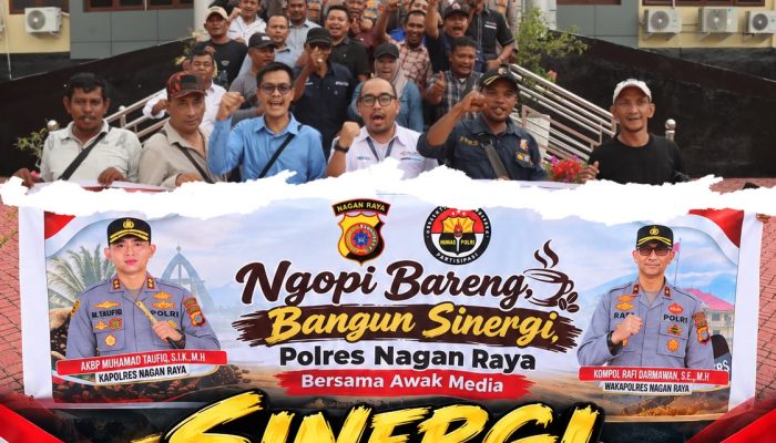 Kapolres Nagan Raya Gelar Silahturahmi Dengan Wartawan