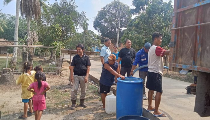 Sumur Warga Mengering, BGP Indonesia Salurkan Bantuan Air Bersih ke Dusun II Desa Suka maju PALI